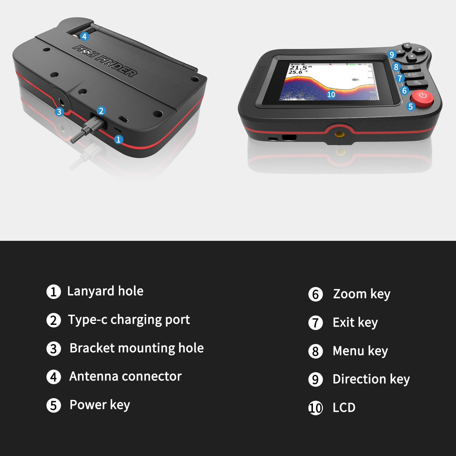Smart Fish Finder - Portable F - Fish Finder Gps ulasan dan harga