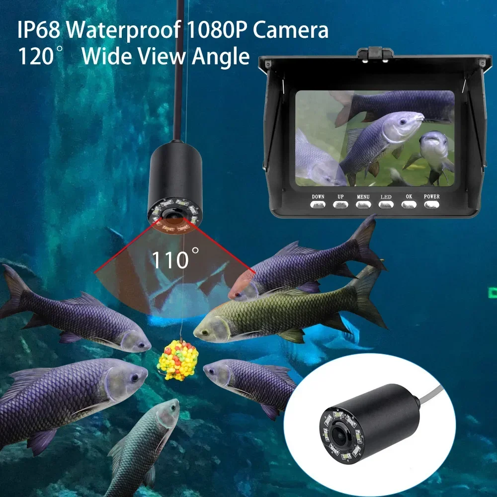 Fish Finder 5.0 Inch LCD Displ - Fishing Camera ulasan dan harga