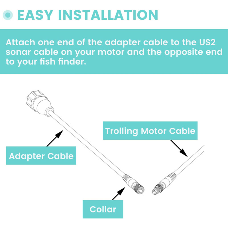 1852060, 29594, MKR-US2-10 Son - Fish Finder Cable ulasan dan harga