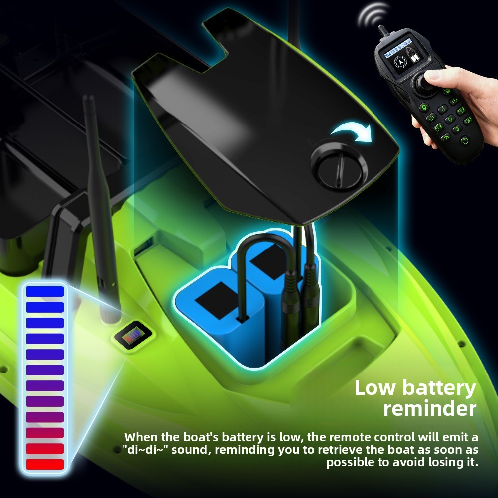 500M RC Fishing Bait Boat Dual - Fish Finder Cable ulasan dan harga
