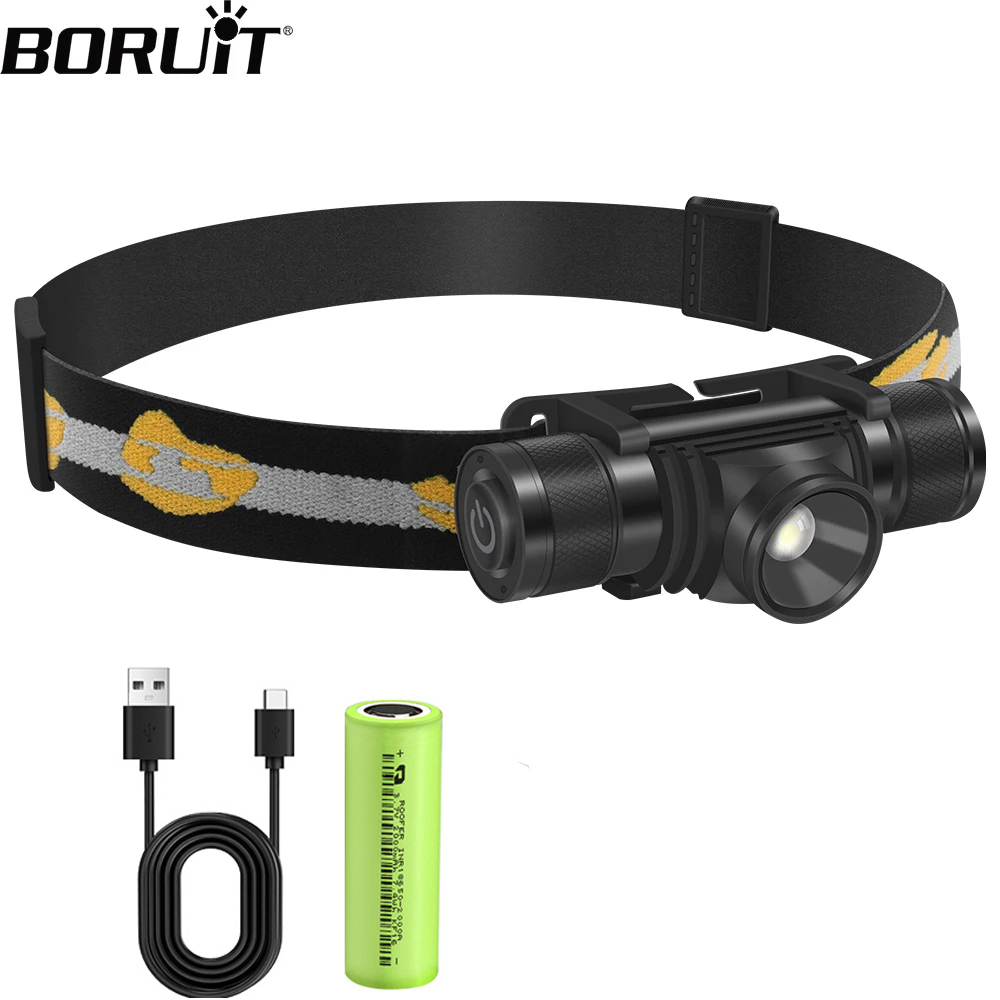 BORUIT D20 Zoomable Mini Headl - Fish Finder Charger ulasan dan harga