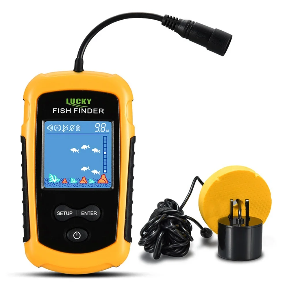 Lucky LCD Color Screen Portabl - Fish Finder Cable ulasan dan harga