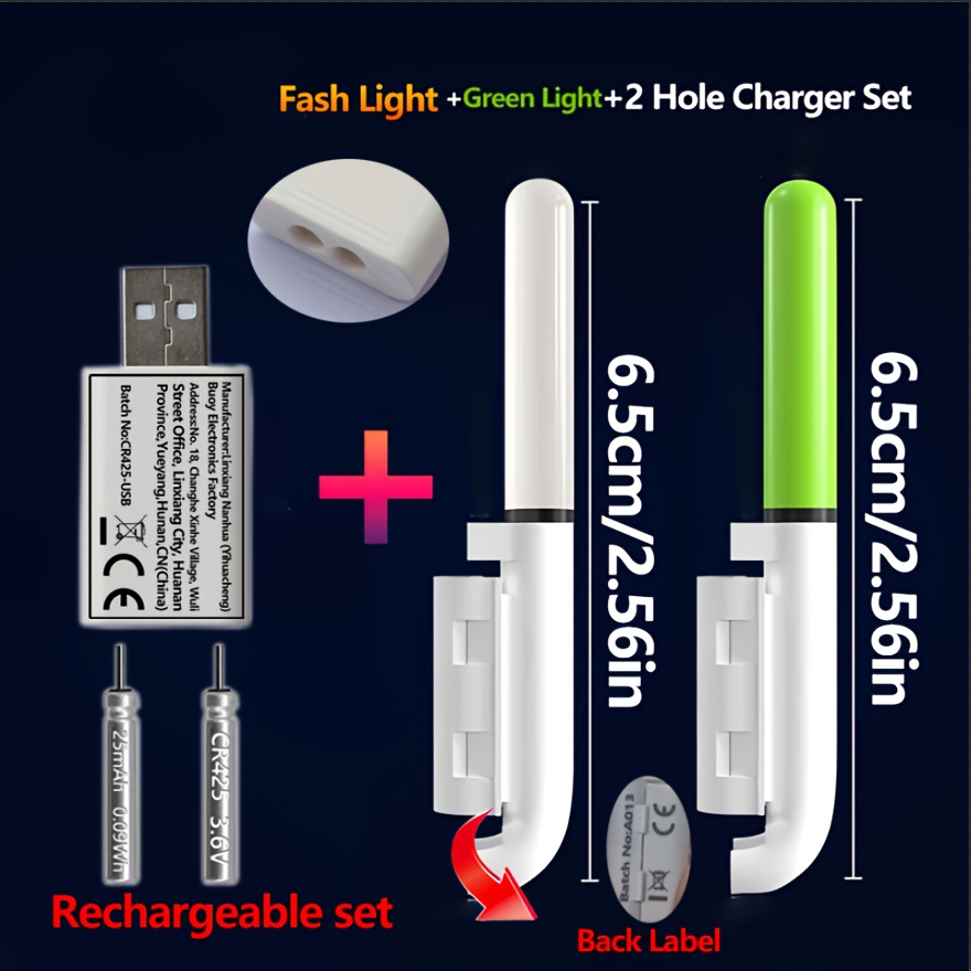 Fishing 5-Piece Set (2 Rod Tip - Fish Finder Charger ulasan dan harga