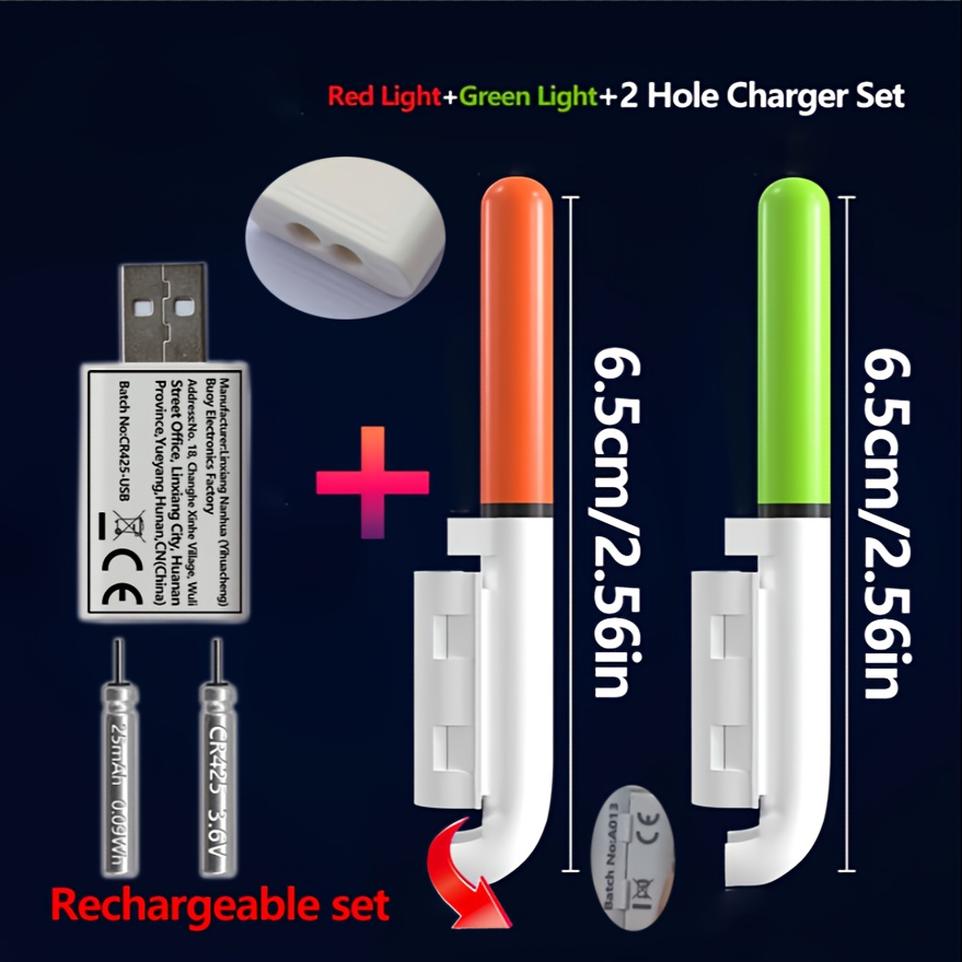 Fishing 5-Piece Set (2 Rod Tip - Fish Finder Charger ulasan dan harga