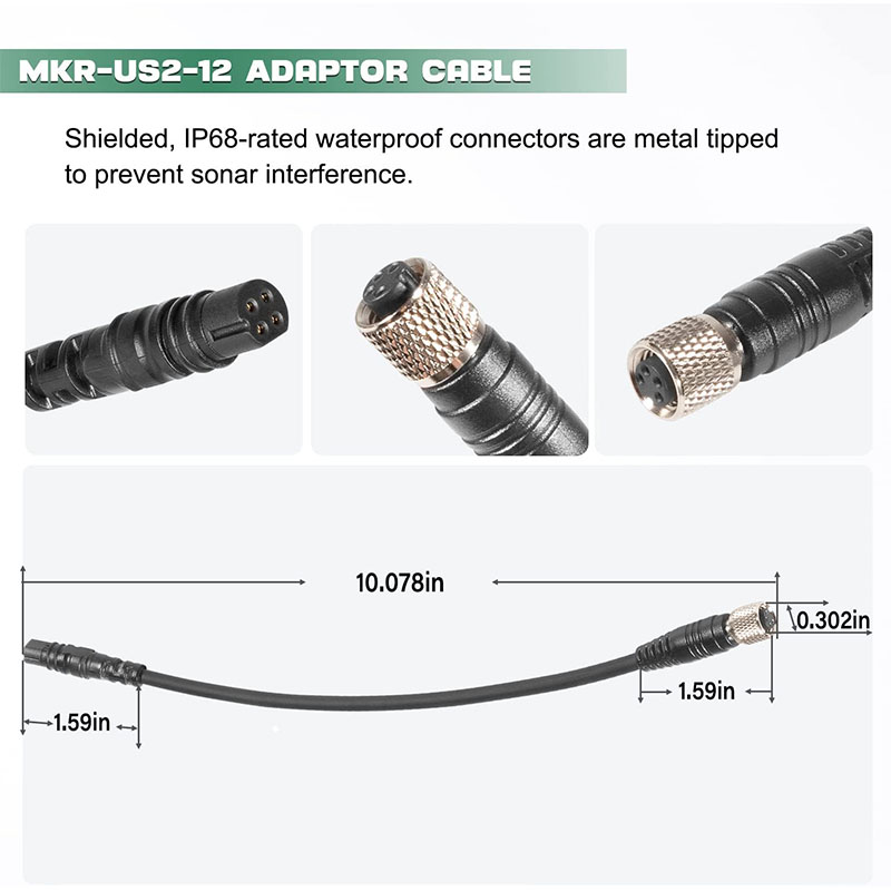 1852072 ‎MKR-US2-12 Universal  - Fish Finder Cable ulasan dan harga