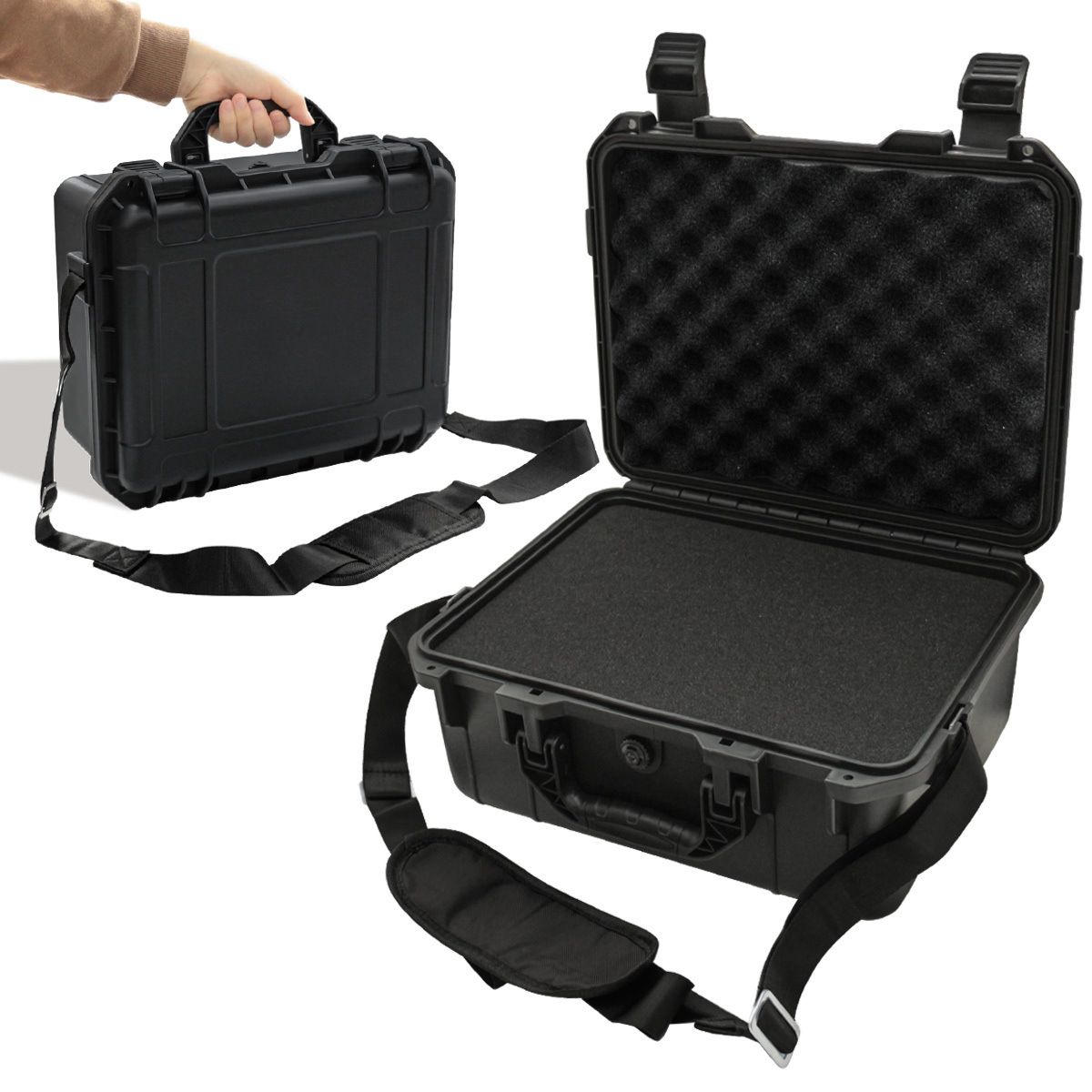 Equipment Hard Case with Pre-c - Fish Finder Case ulasan dan harga