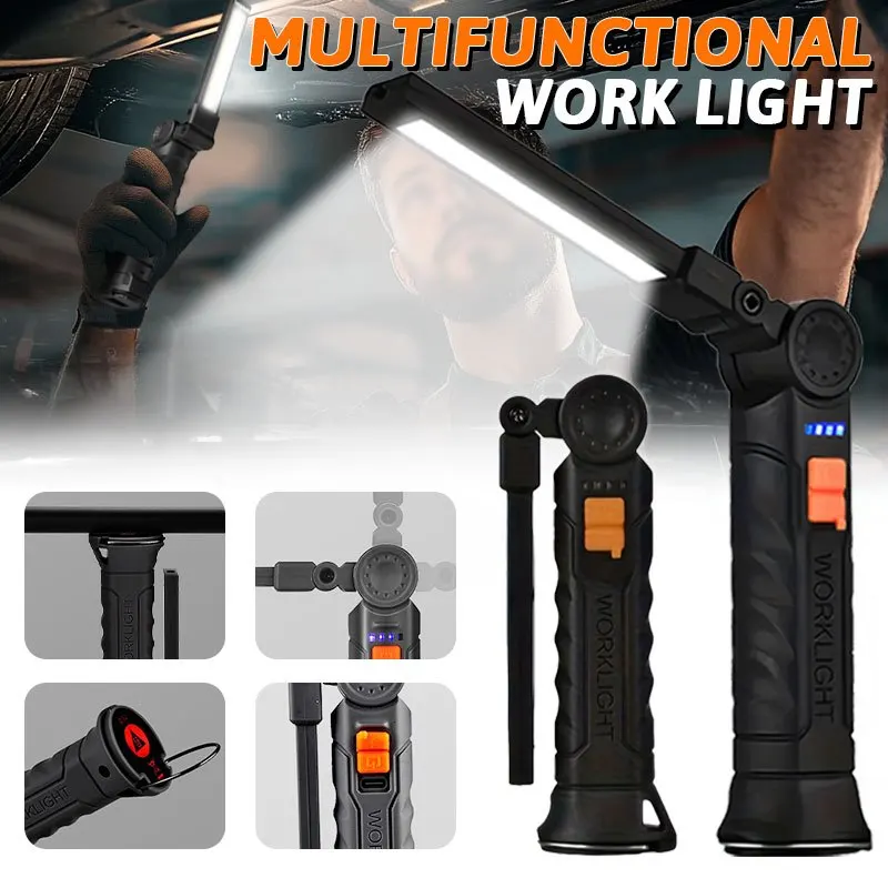 Rechargeable Magnetic Work Lig - Fishing Light ulasan dan harga