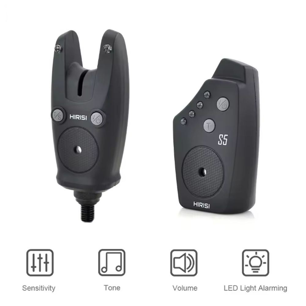 Hirisi S5 Carp Fishing Bite Al - Bite Indicator ulasan dan harga