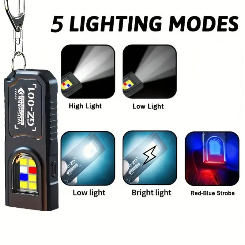 Powerful Mini COB LED Keychain - Fishing Light ulasan dan harga