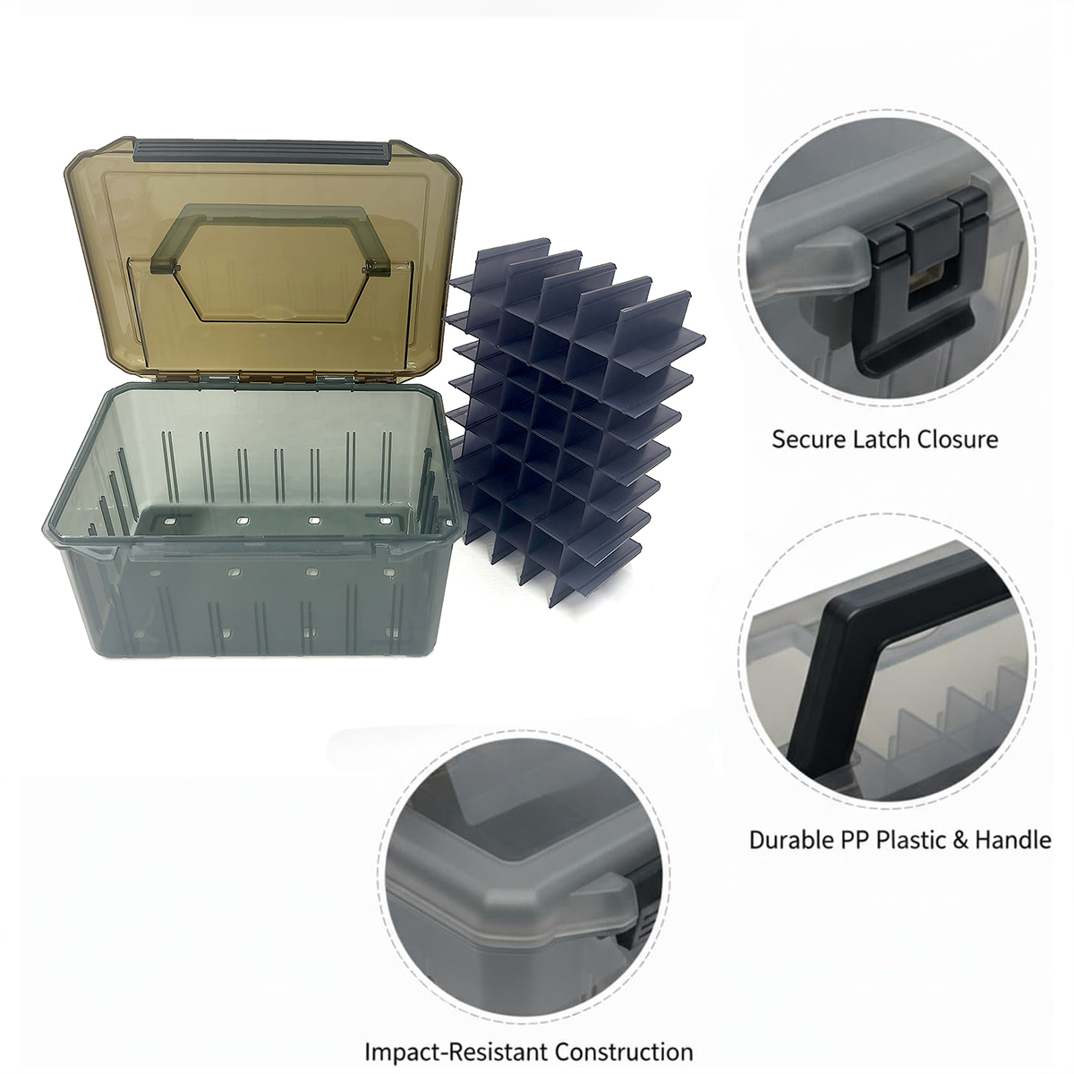 Fishing Tackle Box with Handle - Fish Finder Case ulasan dan harga