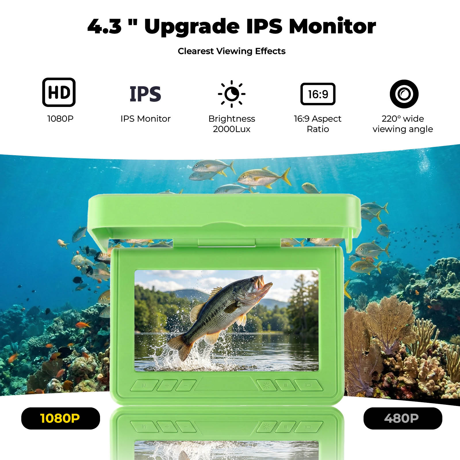 Portable Underwater Visual Fis - Fish Finder Portable ulasan dan harga
