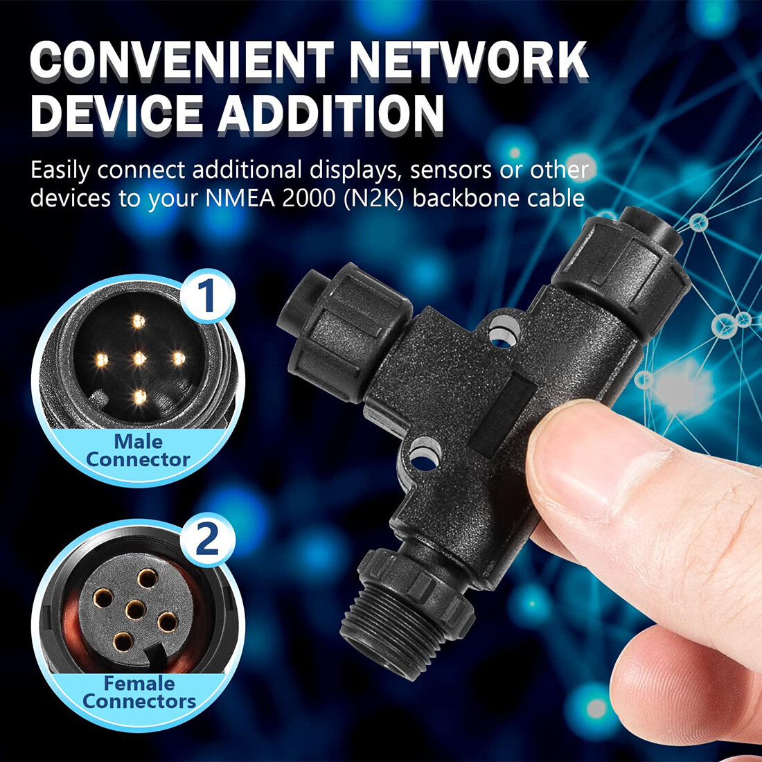 for NMEA 2000 Micro-C T-Connec - Fish Finder Cable ulasan dan harga