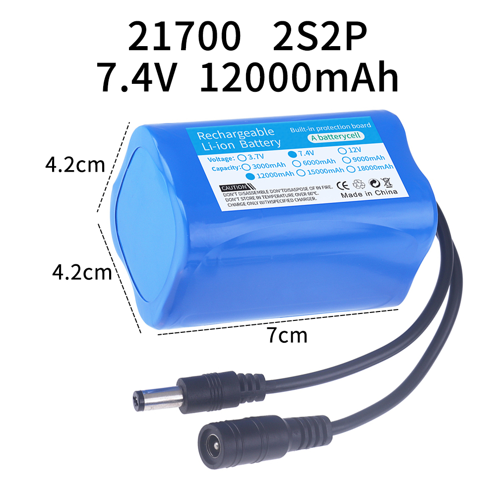 7.4V battery 3000mah/6000mah/9 - Fish Finder Charger ulasan dan harga