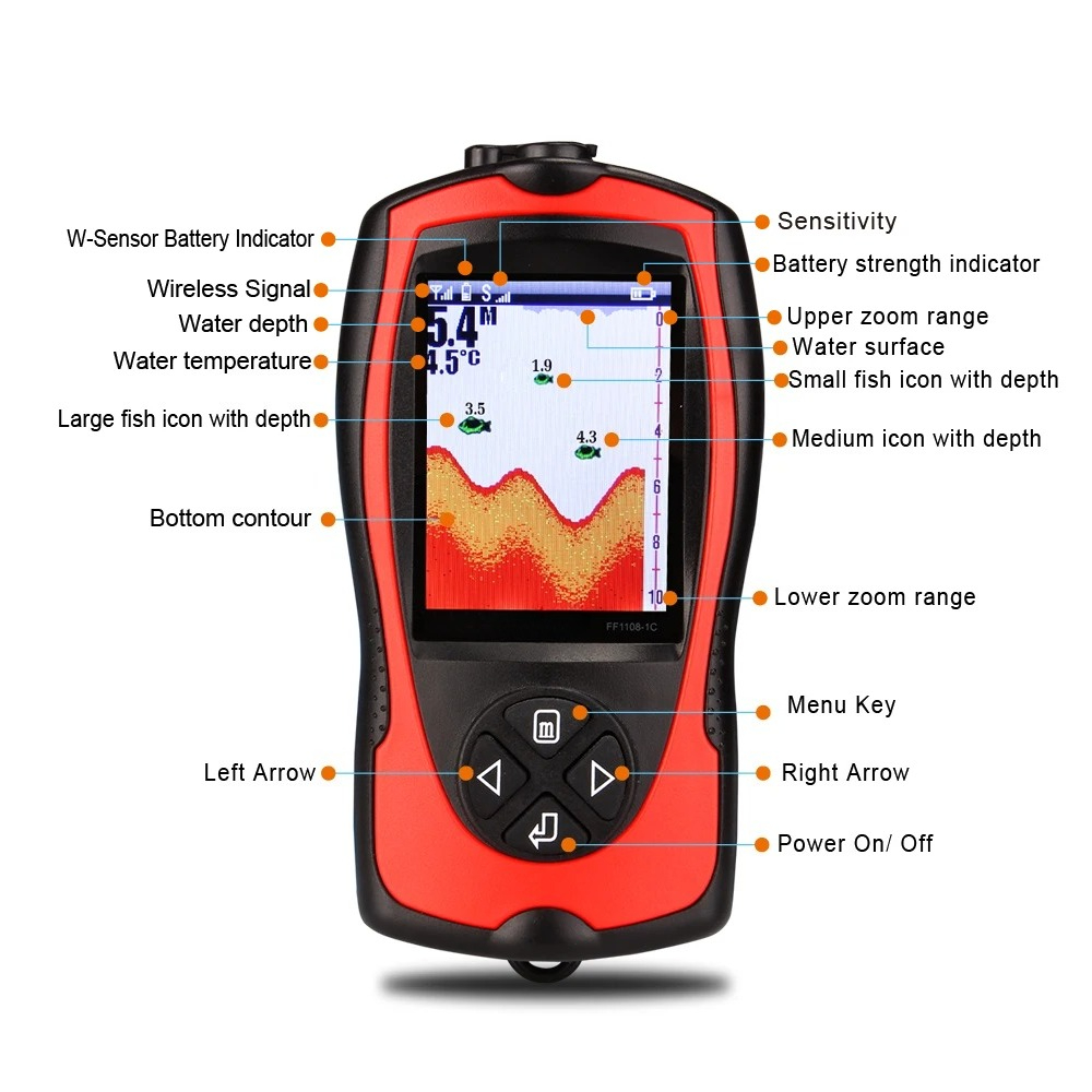 Wired fish finder high definit - Fish Finder ulasan dan harga