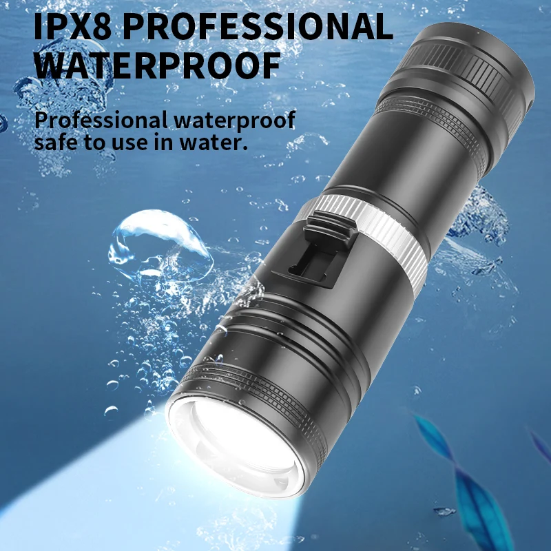 D117 Aluminum Waterproof IPX8  - Fishing Light ulasan dan harga