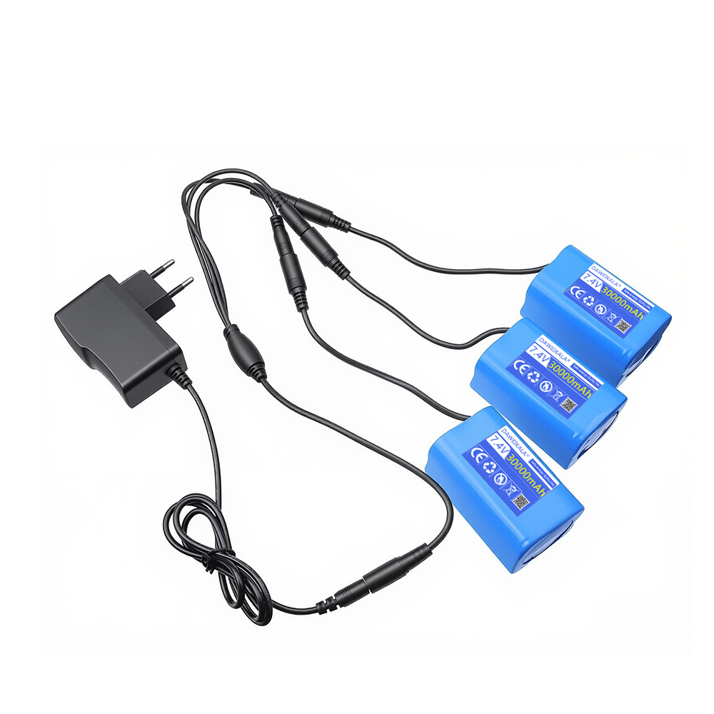 7.4V 30000mAh Battery with USB - Fish Finder Charger ulasan dan harga