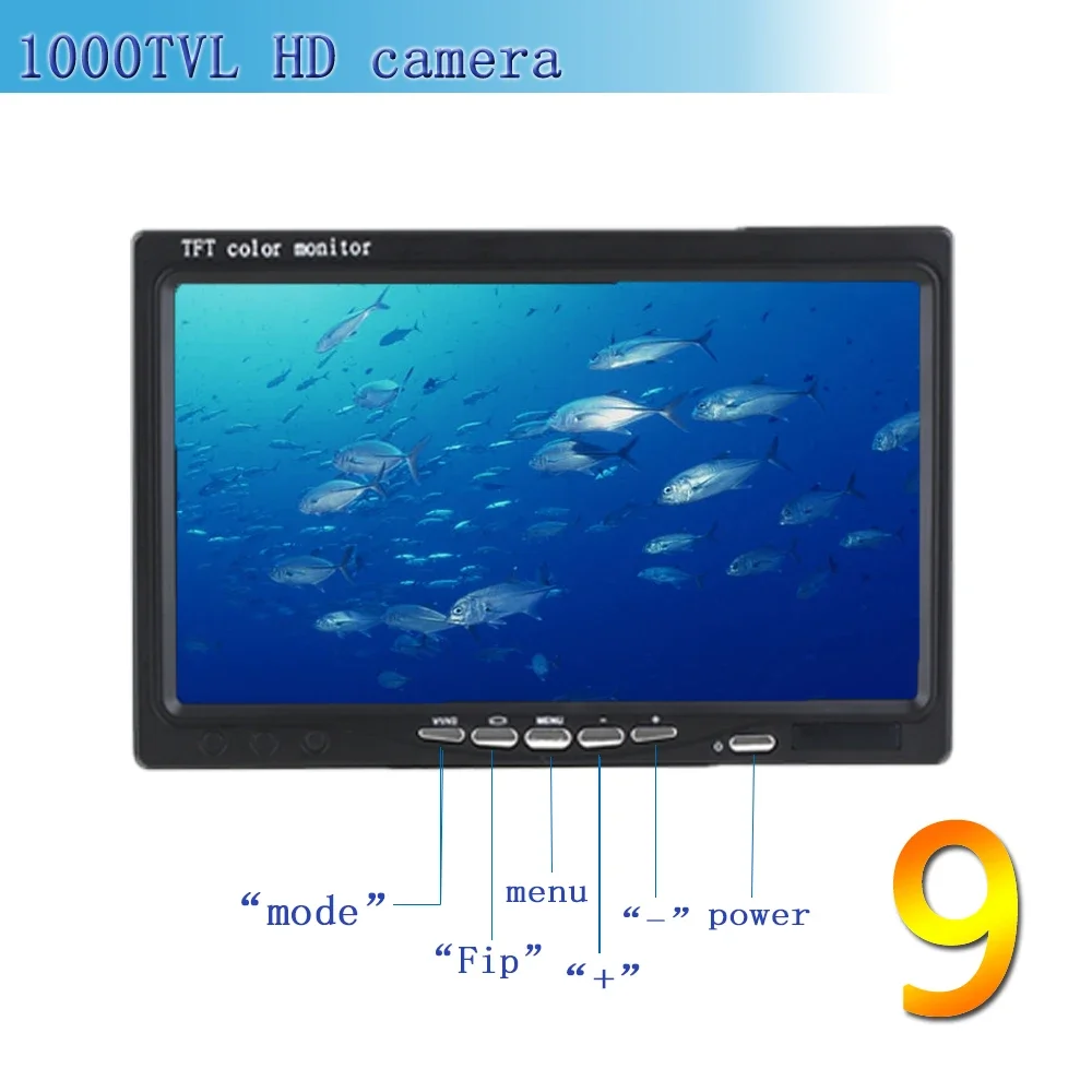 Fish finder F08A 9inch Underwa - Fishing Camera ulasan dan harga