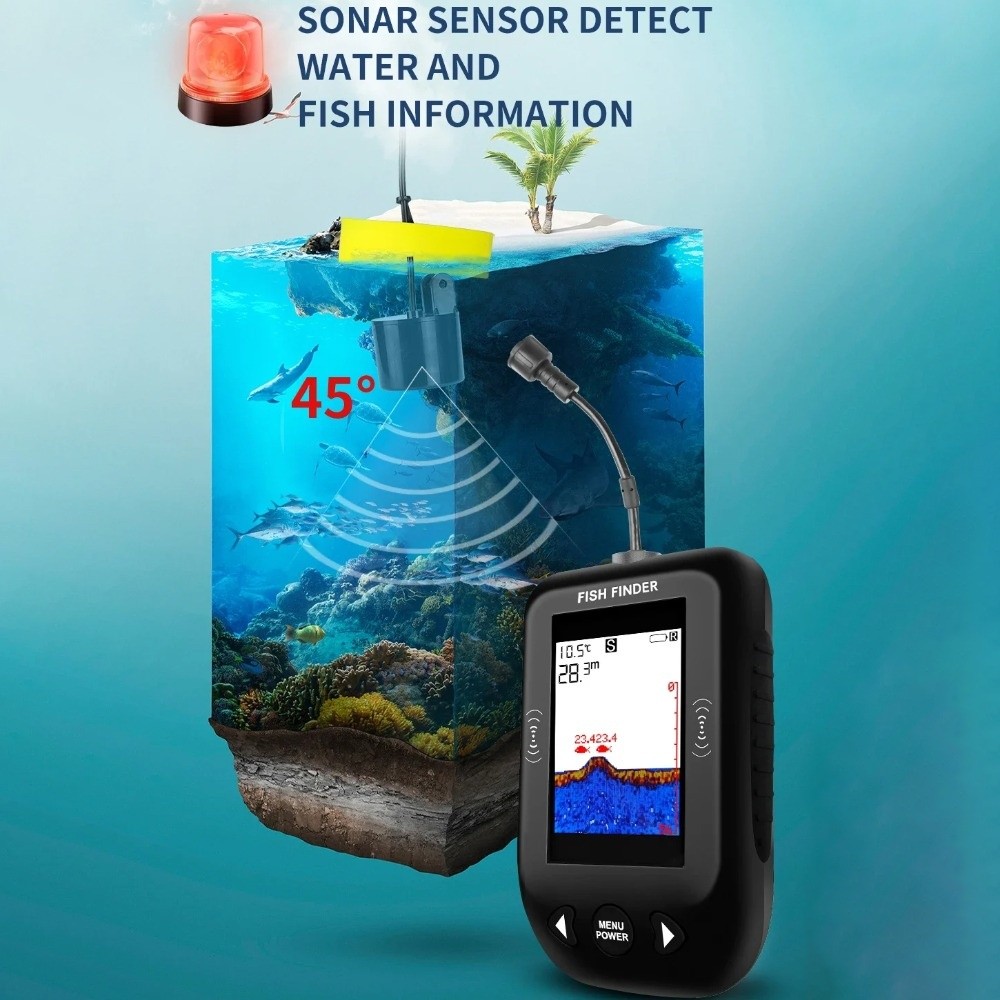 45 Degrees XF03 Fish Finders 1 - Fish Finder Portable ulasan dan harga