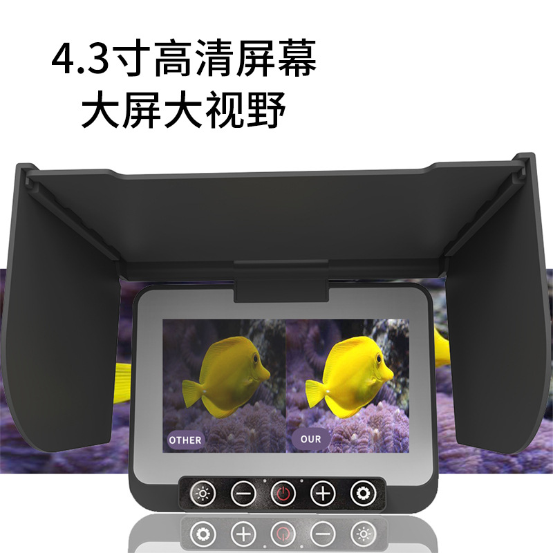 4.3Inch IPS Screen 1000TVL Und - Fishing Camera ulasan dan harga