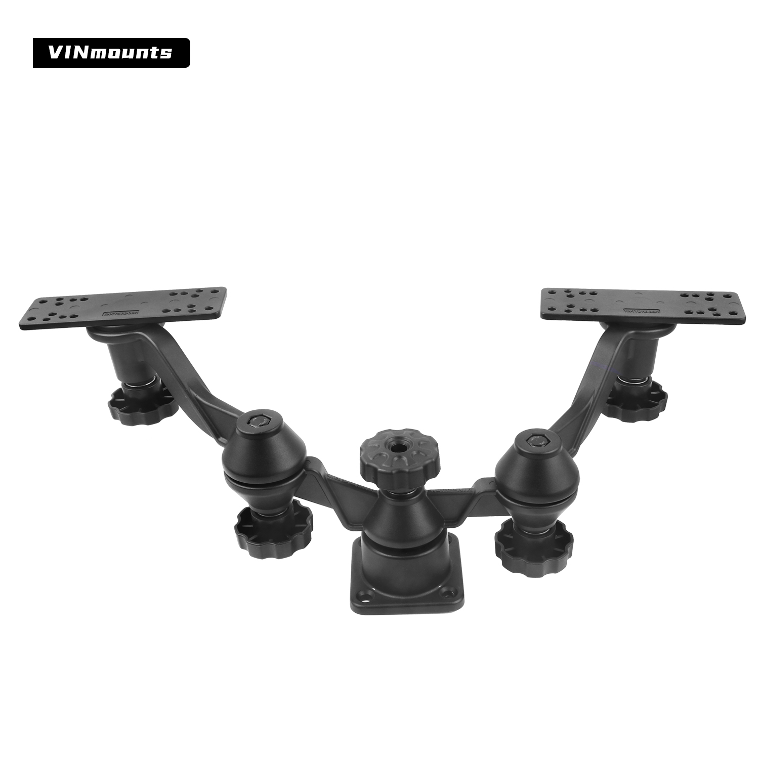 Horizontal boom dual-arm fishf - Fish Finder ulasan dan harga