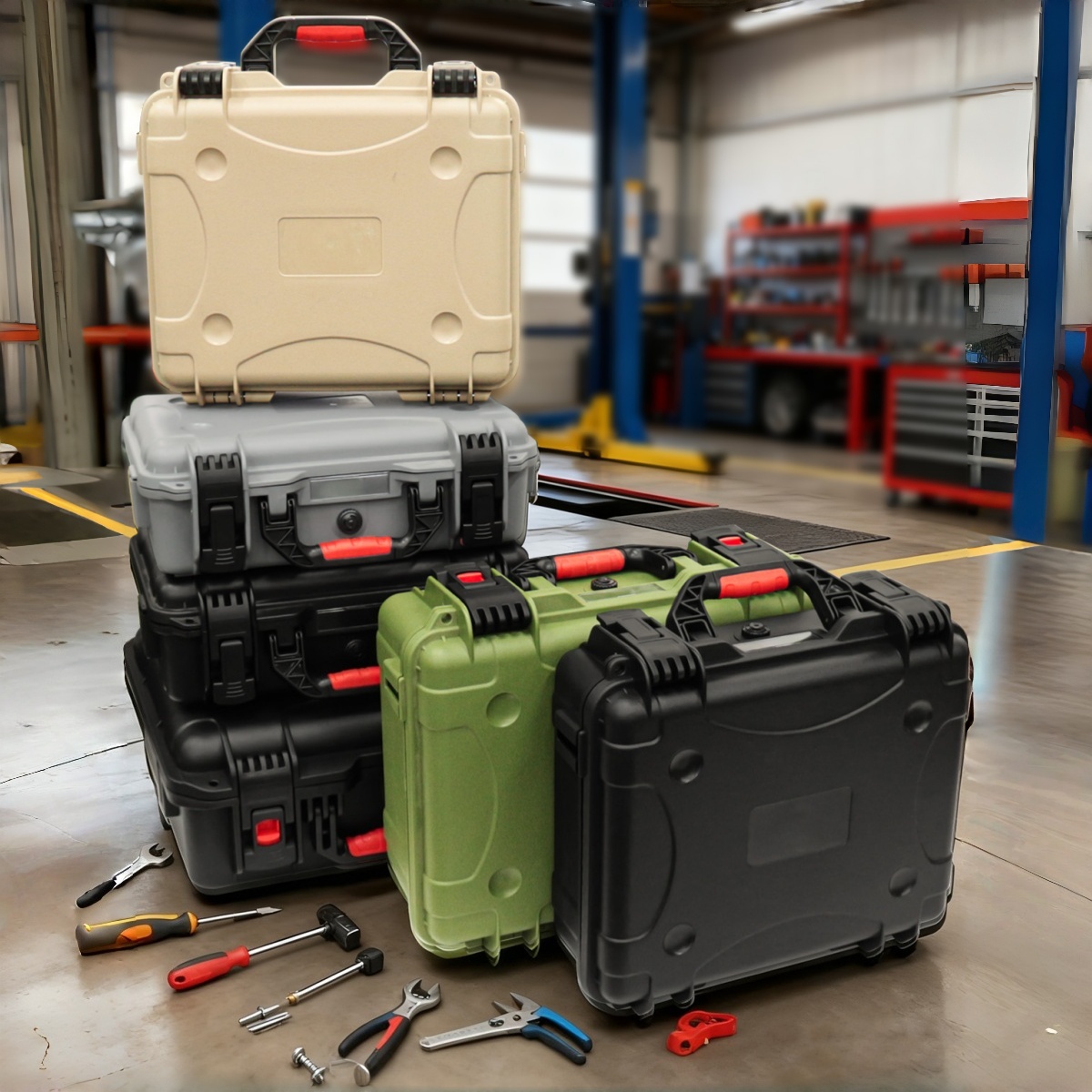 Portable Tool Box with Shock - - Fish Finder Case ulasan dan harga