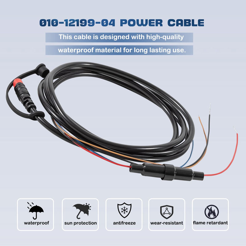 010-12199-04 Power/Data Cable  - Fish Finder Cable ulasan dan harga